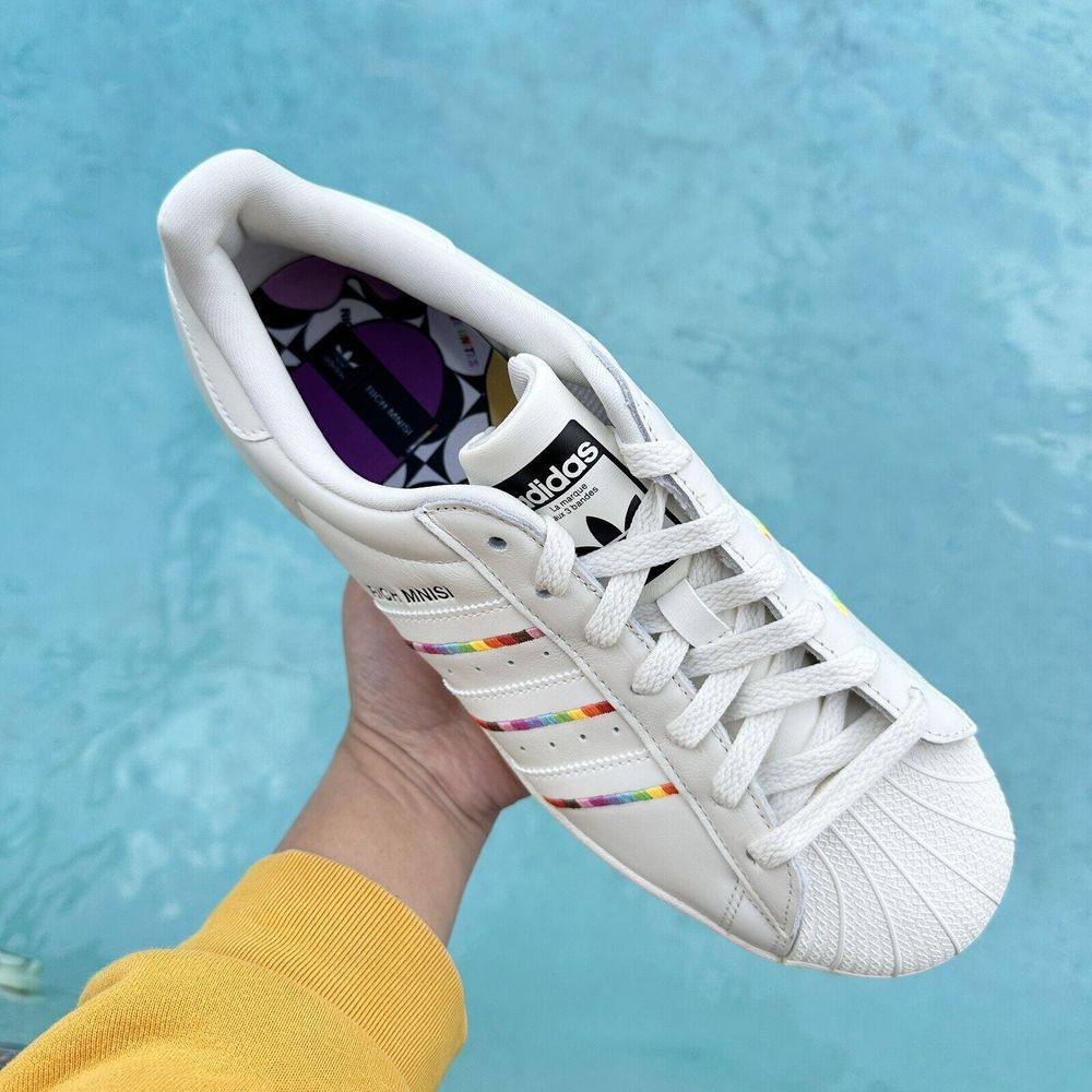 Adidas Superstar x Rich Mnisi Low Pride Men's Athletic Shoes ID7493 - Picture 11 of 13